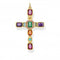 Sterling Silver Multicoloured Cross Pendant PE859 - 295 - 7Thomas Sabo Sterling SilverPE859 - 295 - 7
