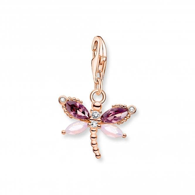 Sterling Silver Multicoloured Dragonfly Charm Pendant 1873 - 323 - 7Thomas Sabo Charm Club1873 - 323 - 7