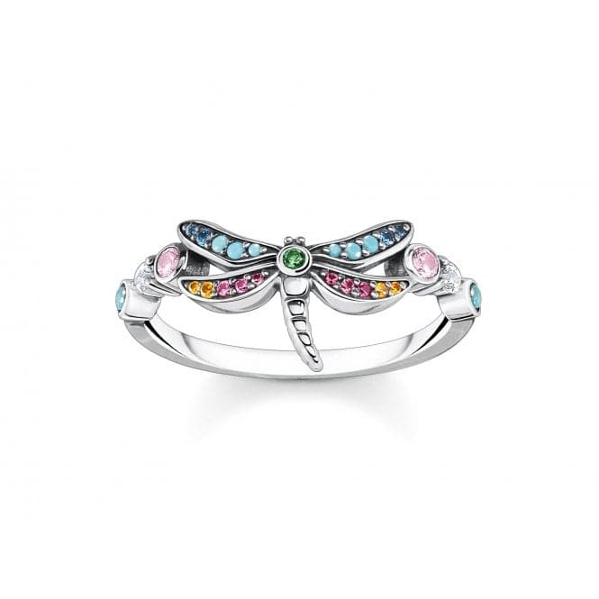 Sterling Silver Multicoloured Dragonfly Ring TR2383 - 314 - 7Thomas Sabo Sterling SilverTR2383 - 314 - 7 - 48