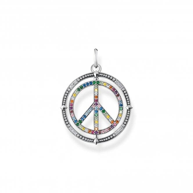 Sterling Silver Multicoloured Pendant PE941 - 318 - 7Thomas Sabo Sterling SilverPE941 - 318 - 7