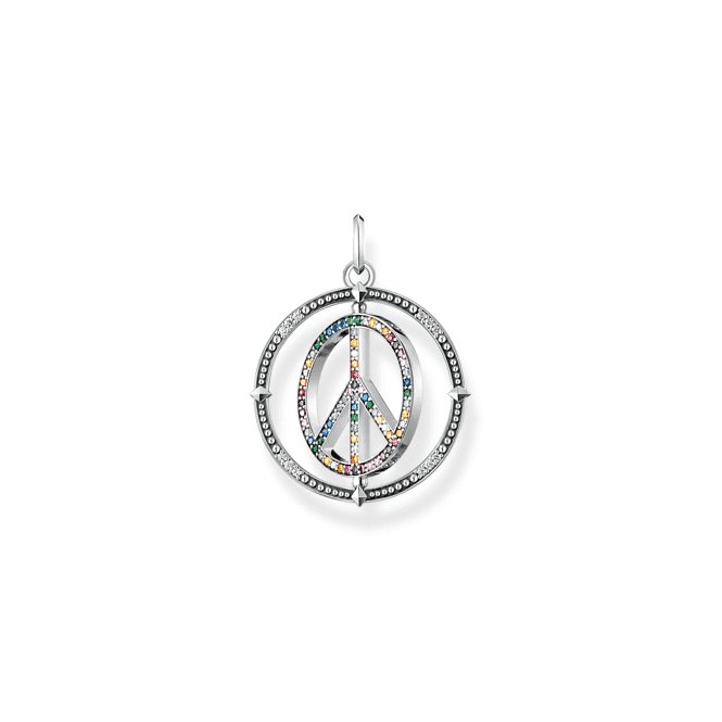 Sterling Silver Multicoloured Pendant PE941 - 318 - 7Thomas Sabo Sterling SilverPE941 - 318 - 7