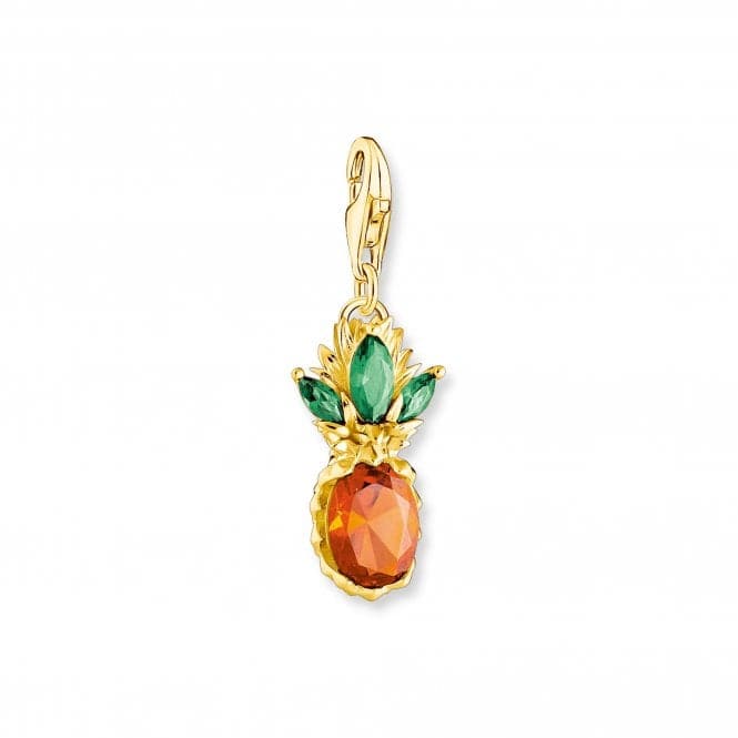 Sterling Silver Multicoloured Pineapple Charm Pendant 1879 - 472 - 7Thomas Sabo Charm Club1879 - 472 - 7