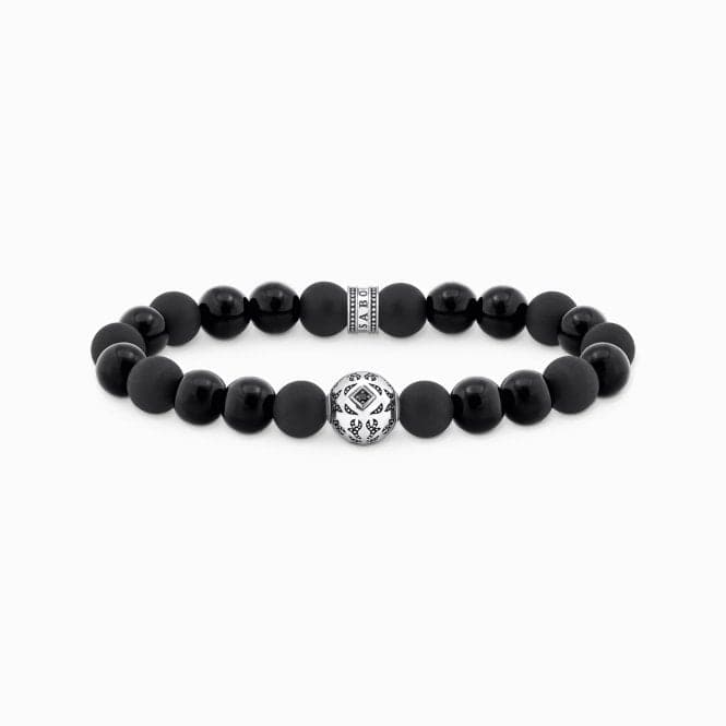 Sterling Silver Obsidian Zirconia Black Bracelet A2145 - 705 - 11Thomas Sabo Sterling SilverA2145 - 705 - 11 - L17