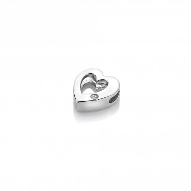 Sterling Silver Open Heart Icon Pendant DP822Hot DiamondsDP822