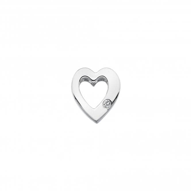 Sterling Silver Open Heart Icon Pendant DP822Hot DiamondsDP822