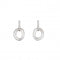 Sterling Silver Organic Double Hoop Earrings E5847BeginningsE5847