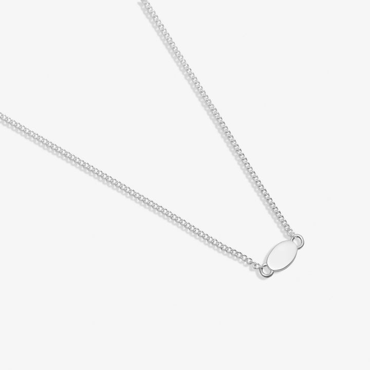 Sterling Silver Oval Necklace JJS0134Joma JewelleryJJS0134