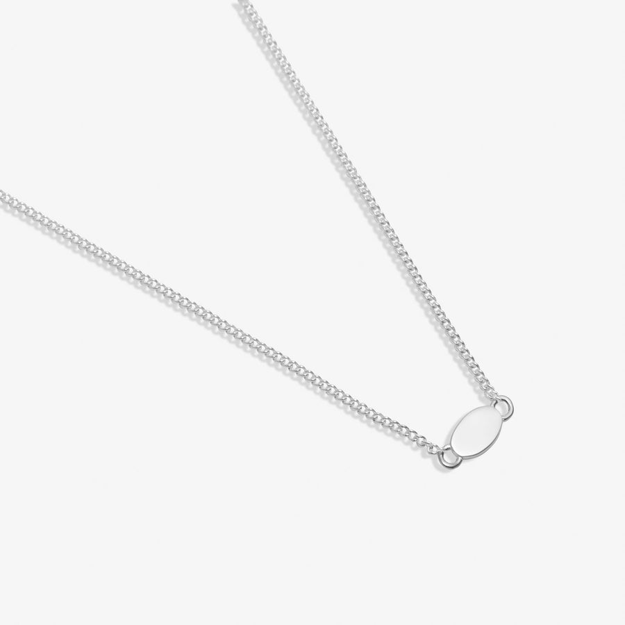 Sterling Silver Oval Necklace JJS0134Joma JewelleryJJS0134