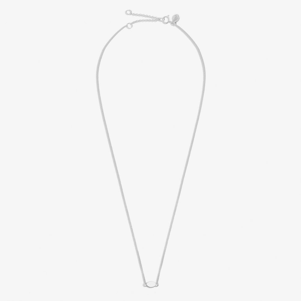 Sterling Silver Oval Necklace JJS0134Joma JewelleryJJS0134