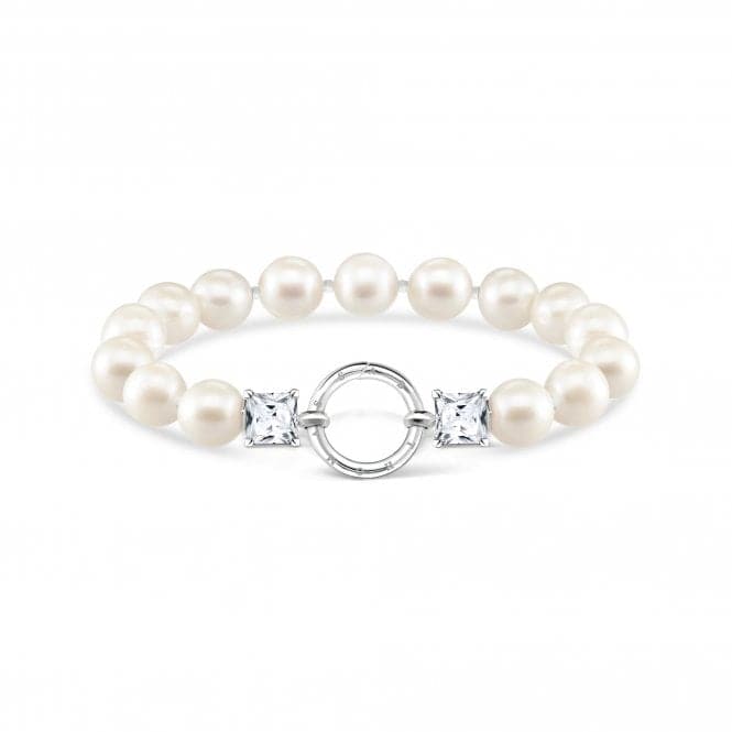 Sterling Silver Pearl Zirconia White Bracelet A2072 - 167 - 14Thomas Sabo Sterling SilverA2072 - 167 - 14 - L15