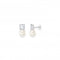 Sterling Silver Pearl Zirconia White Earrings H2248 - 167 - 14Thomas Sabo Sterling SilverH2248 - 167 - 14