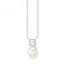 Sterling Silver Pearl Zirconia White Necklace KE2163 - 167 - 14 - L45VThomas Sabo Sterling SilverKE2163 - 167 - 14