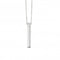 Sterling Silver Personalised Bar Necklace N4381BeginningsN4381