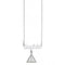Sterling Silver Personalised Necklace with Deathly Hallows Charm Harry PotterHPSN002 - PS