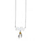 Sterling Silver Personalised Necklace with Golden Snitch CharmHarry PotterHPSN004 - PS