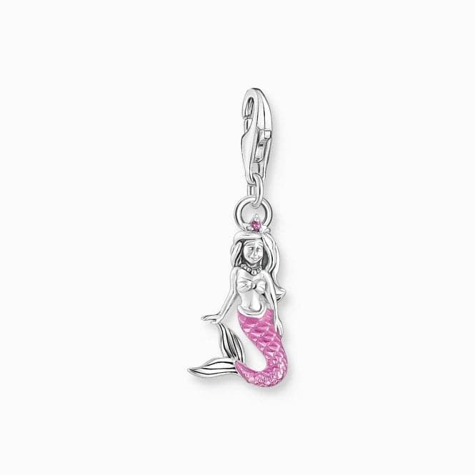 Sterling Silver Pink Enamel Mermaid Charm 2167 - 914 - 7Thomas Sabo Charm Club Charmista2167 - 914 - 7