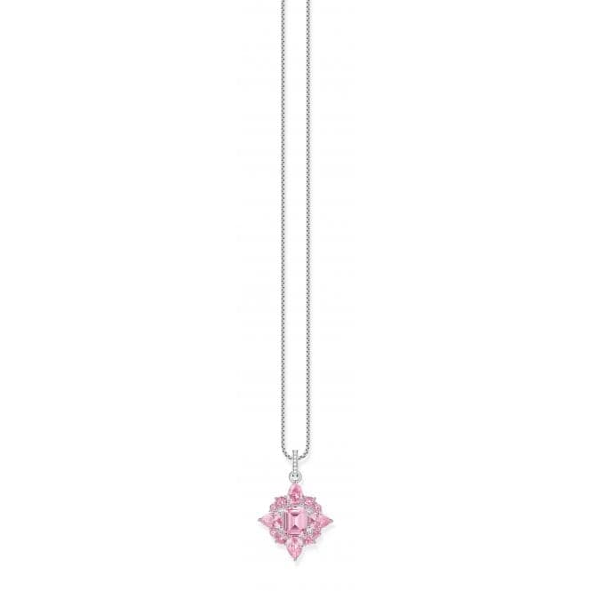 Sterling Silver Pink Zirconia Stones Pendant PE963 - 051 - 9Thomas Sabo Sterling SilverPE963 - 051 - 9