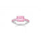Sterling Silver Pink zirconia Stones Solitaire Ring TR2451 - 051 - 9Thomas Sabo Sterling SilverTR2451 - 051 - 9 - 50