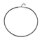Sterling Silver Plated Hazte Black Necklace COL1975MTL0000UUNOde50COL1975MTL0000U