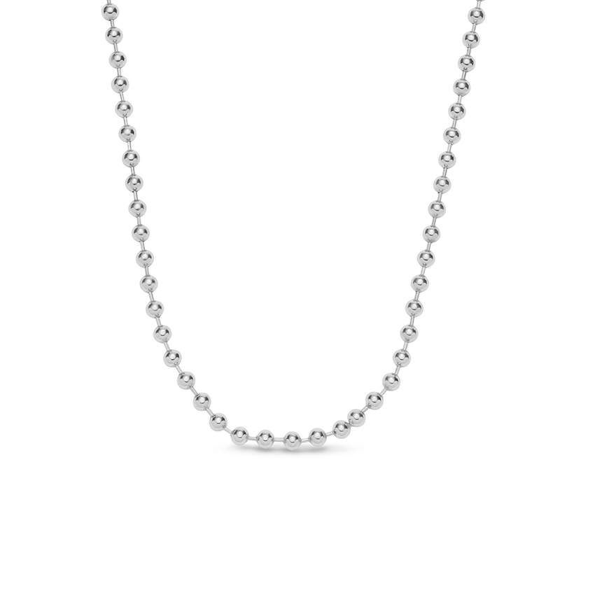 Sterling Silver Plated Hazte Silver Chain COL1968MTL0000UUNOde50COL1968MTL0000U