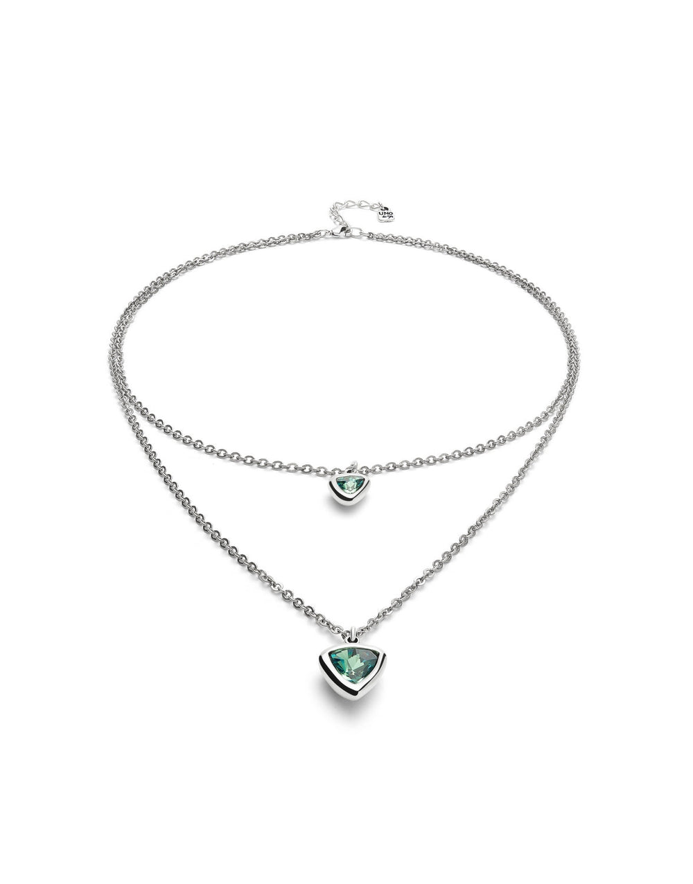 Sterling Silver Plated Ser Camaleonica Green Necklace COL2000VRDMTL0UUNOde50COL2000VRDMTL0U