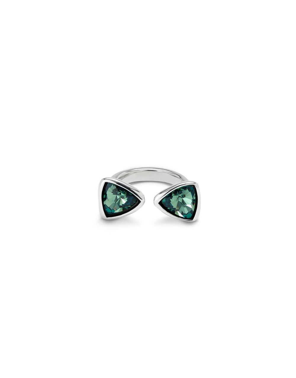 Sterling Silver Plated Ser Camaleonica Green Ring ANI0834VRDMTLUNOde50ANI0834VRDMTL12