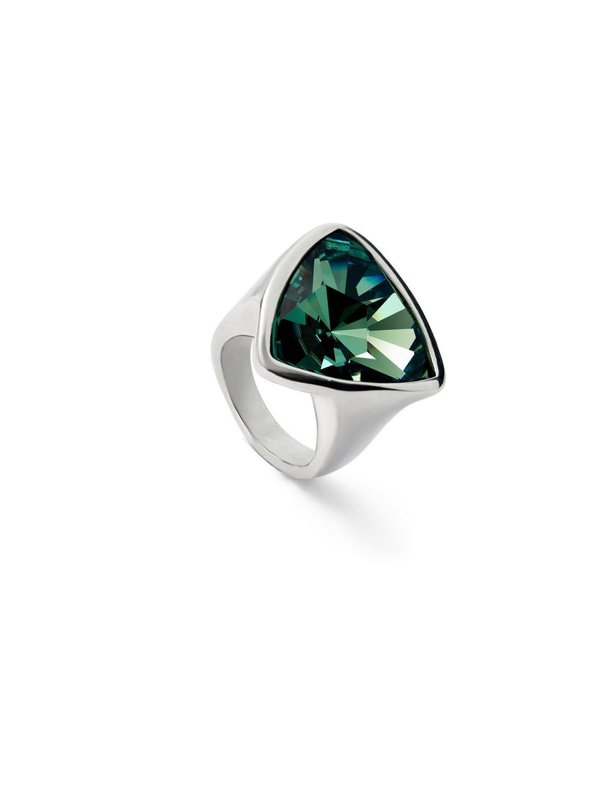 Sterling Silver Plated Ser Camaleonica Green Ring ANI0838VRDMTLUNOde50ANI0838VRDMTL12