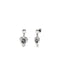 Sterling Silver Plated Ser Expresiva Black Earrings PEN0997NGRMTL0UUNOde50PEN0997NGRMTL0U