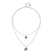 Sterling Silver Plated Ser Expresiva Black Pendant COL2002NGRMTL0UUNOde50COL2002NGRMTL0U