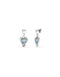 Sterling Silver Plated Ser Expresiva Blue Earrings PEN0997AZCMTL0UUNOde50PEN0997AZCMTL0U