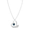 Sterling Silver Plated Ser Expresiva Blue Necklace COL1990AZOMTL0UUNOde50COL1990AZOMTL0U
