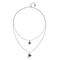 Sterling Silver Plated Ser Expresiva Blue Pendant COL2002AZOMTL0UUNOde50COL2002AZOMTL0U