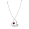 Sterling Silver Plated Ser Expresiva Pink Necklace COL1990RSAMTL0UUNOde50COL1990RSAMTL0U