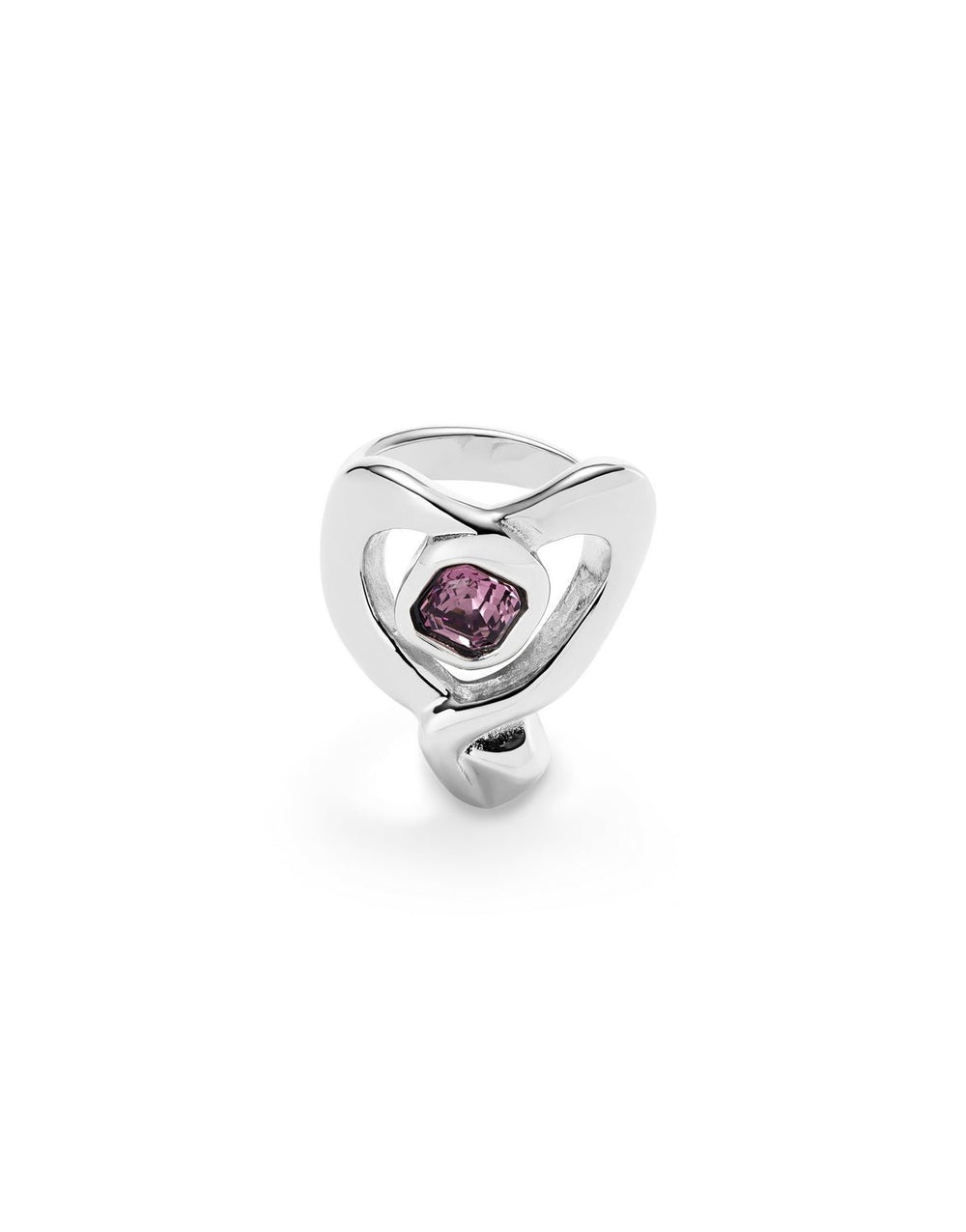 Sterling Silver Plated Ser Expresiva Pink Ring ANI0842RSAMTLUNOde50ANI0842RSAMTL12