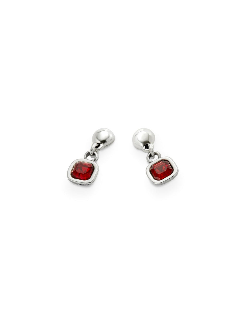 Sterling Silver Plated Ser Expresiva Red Earrings PEN0998ROJMTL0UUNOde50PEN0998ROJMTL0U