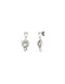 Sterling Silver Plated Ser Expresiva White Earrings PEN0997CRSMTL0UUNOde50PEN0997CRSMTL0U