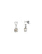 Sterling Silver Plated Ser Expresiva White Earrings PEN0998CRSMTL0UUNOde50PEN0998CRSMTL0U
