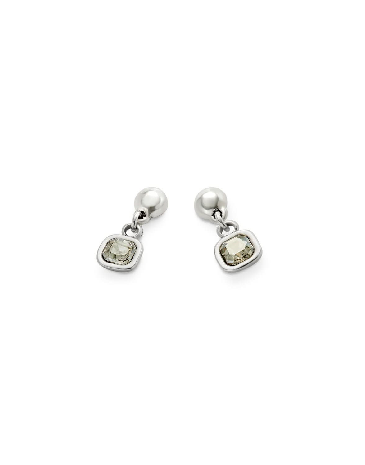 Sterling Silver Plated Ser Expresiva White Earrings PEN0998CRSMTL0UUNOde50PEN0998CRSMTL0U