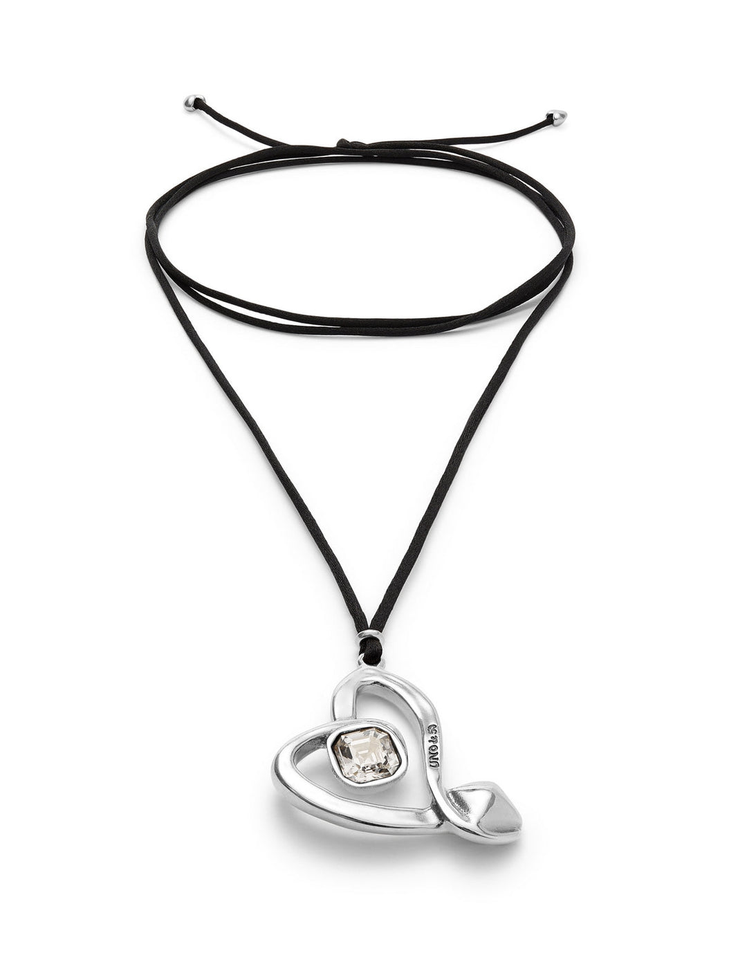 Sterling Silver Plated Ser Expresiva White Necklace COL2012CRSMTL0UUNOde50COL2012CRSMTL0U