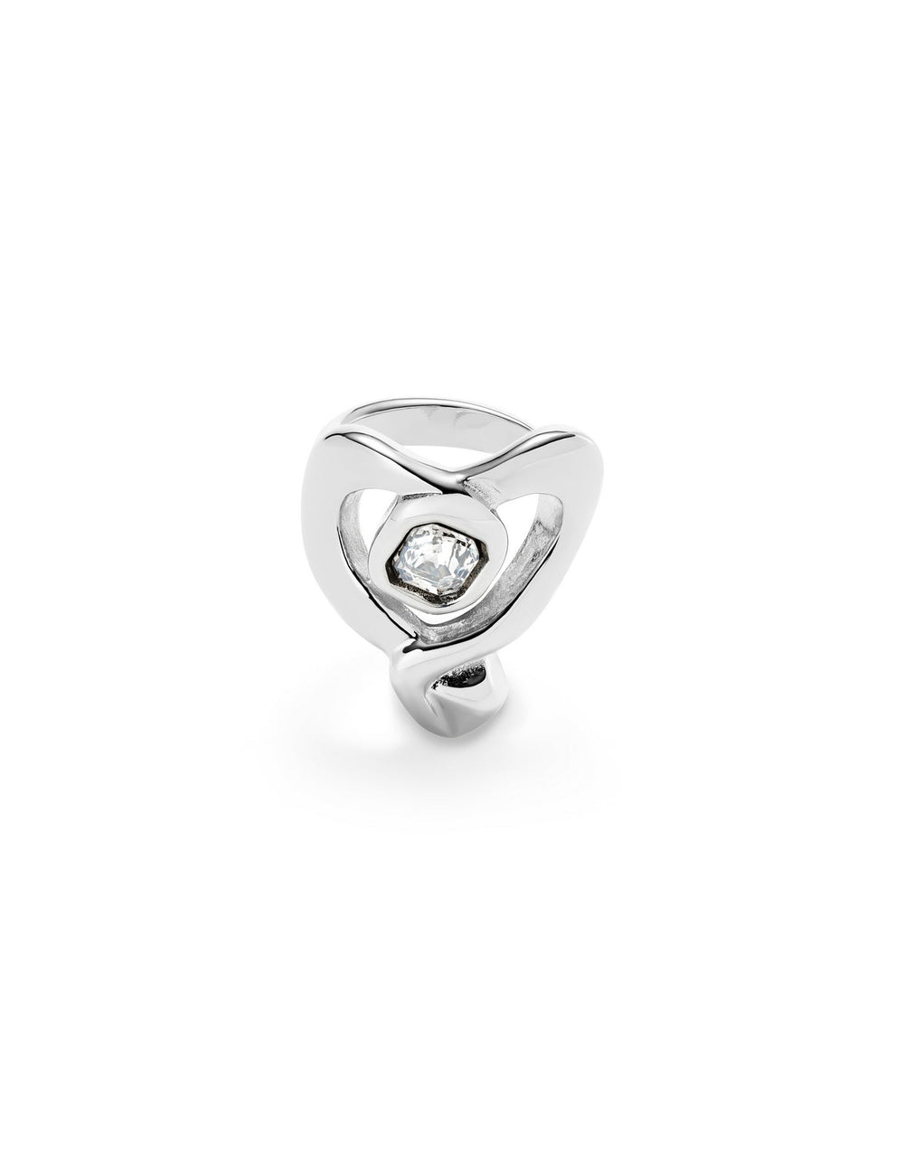 Sterling Silver Plated Ser Expresiva White Ring ANI0842CRSMTLUNOde50ANI0842CRSMTL12