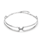 Sterling Silver Plated Ser Indomable White Necklace COL1935BLNMTL0UUNOde50COL1935BLNMTL0U