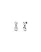 Sterling Silver Plated Ser Intrepida Silver Earrings PEN0993MTL0000UUNOde50PEN0993MTL0000U