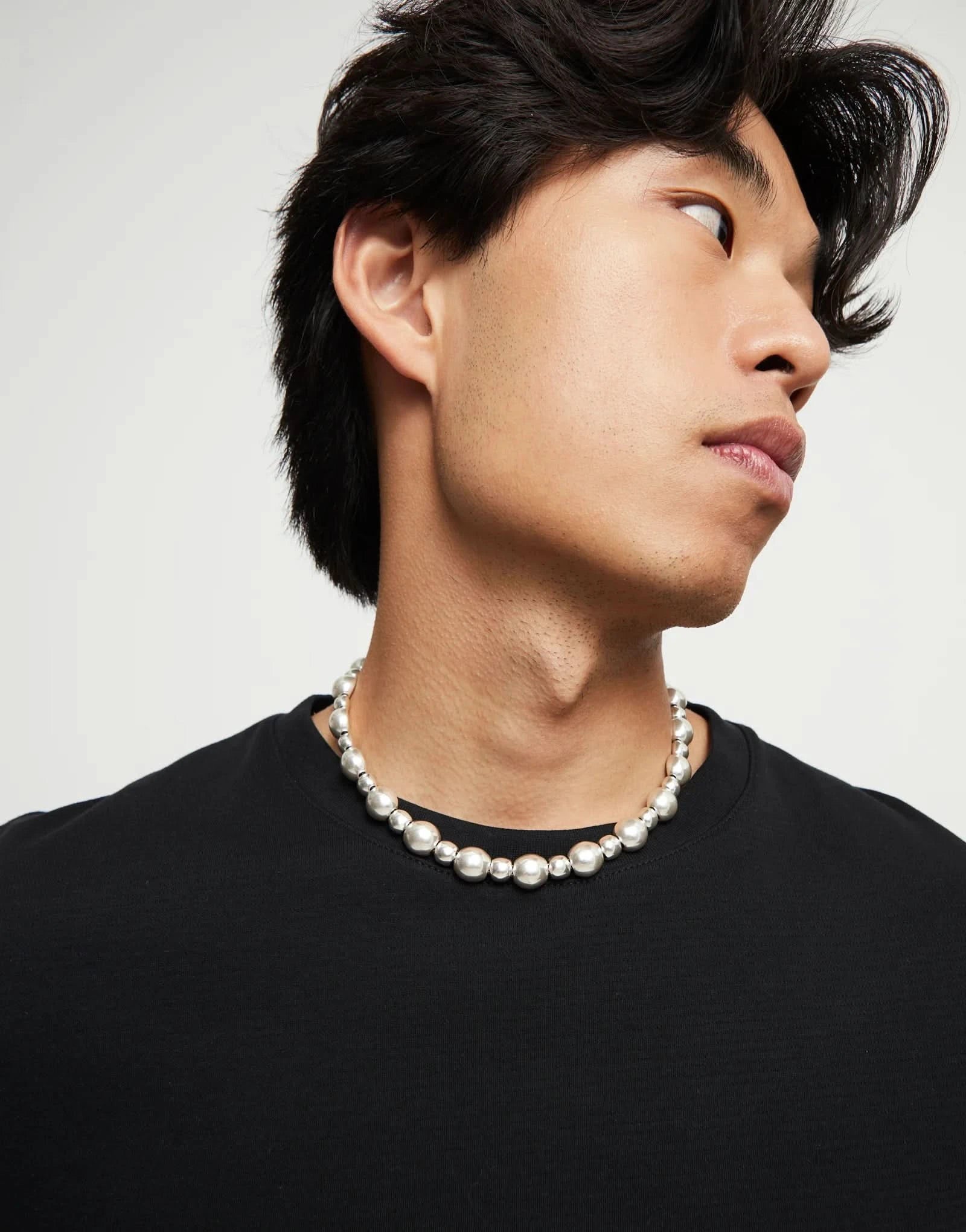 Sterling Silver Plated Ser Intrepida Silver Necklace COL1996MTL0000UNOde50COL1996MTL0000L