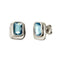 Sterling Silver Plated Ser Magnetica Blue Earrings PEN0973AZCMTL0UUNOde50PEN0973AZCMTL0U