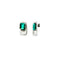 Sterling Silver Plated Ser Magnetica Green Earrings PEN0974VRDMTL0UUNOde50PEN0974VRDMTL0U