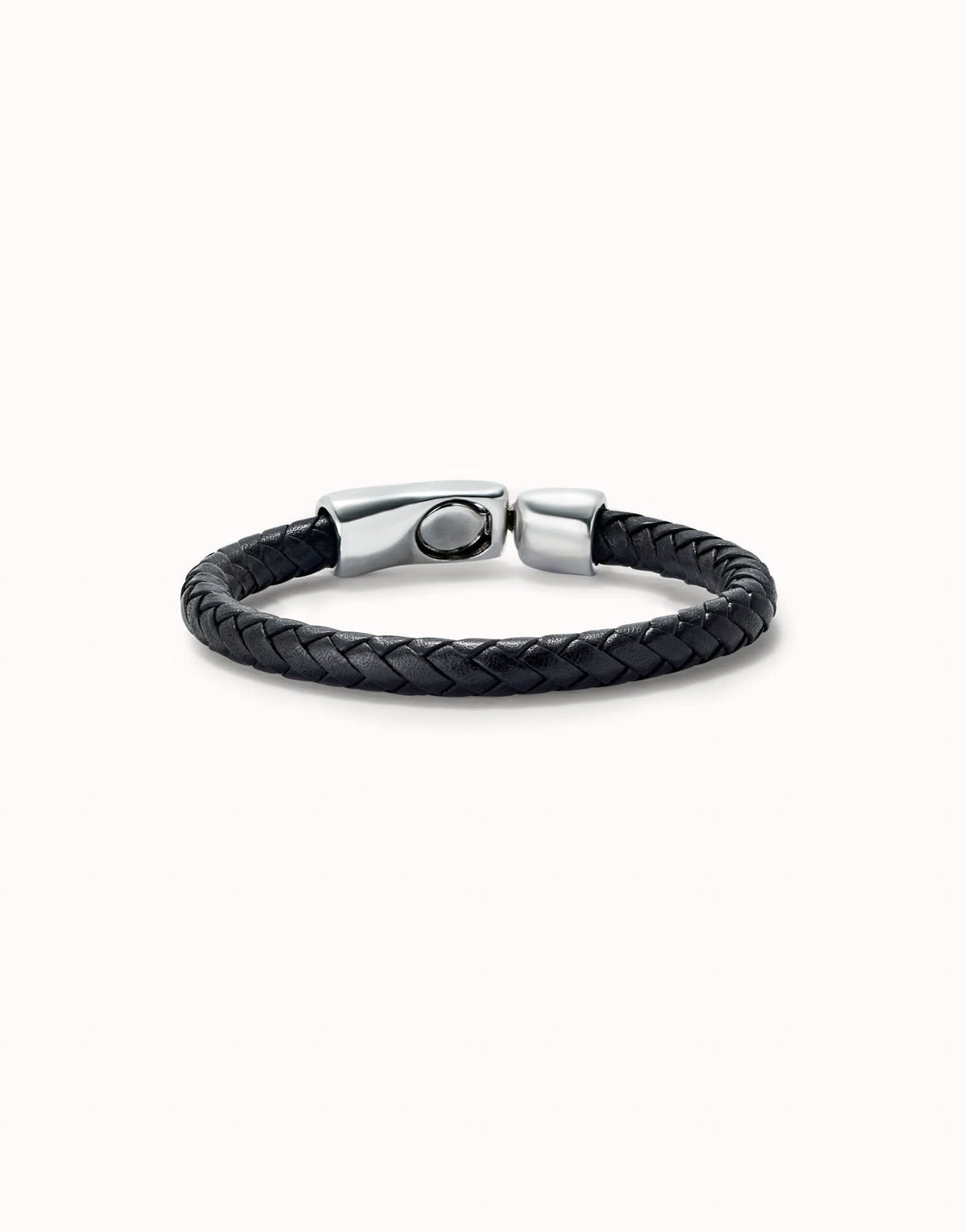 Sterling Silver Plated Ser Natural Black Bracelet PUL2460NGRMTLXUNOde50PUL2460NGRMTLXL