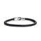 Sterling Silver Plated Ser Natural Black Bracelet PUL2467NGRMTLUNOde50PUL2467NGRMTL0L