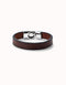 Sterling Silver Plated Ser Natural Brown Bracelet PUL2454MARMTLUNOde50PUL2454MARMTLXL