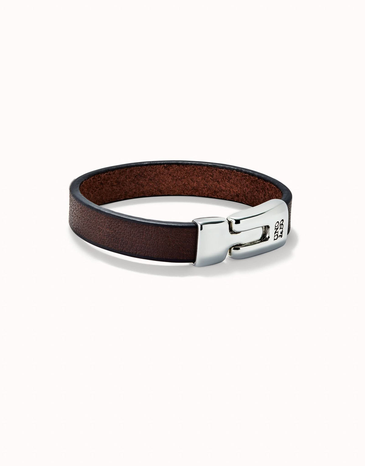 Sterling Silver Plated Ser Natural Brown Bracelet PUL2454MARMTLUNOde50PUL2454MARMTLXL