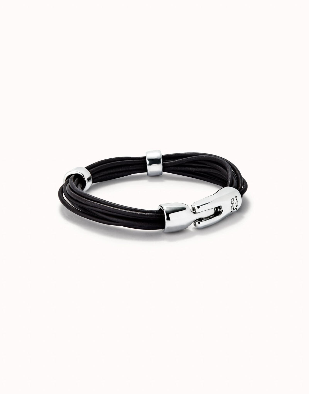 Sterling Silver Plated Ser Natural Brown Bracelet PUL2458MARMTLXUNOde50PUL2458MARMTLXL